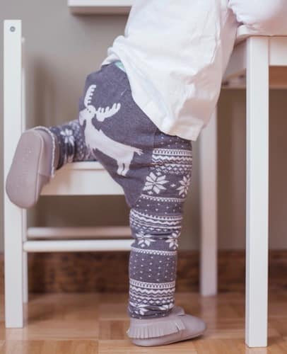 Doodle Pants Grey Winter Moose Leggings - Crunch Natural Parenting is where to buy