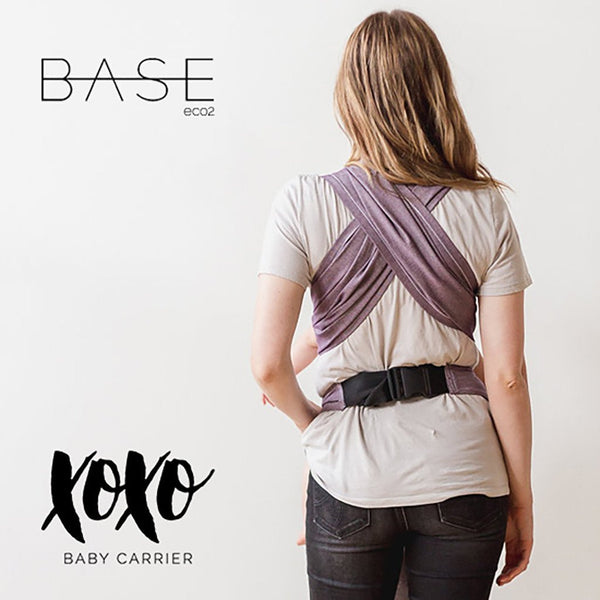 XOXO BuckleWrap Baby Carrier - Eggplant Made with Eco2 Cotton - Crunch Natural Parenting is where to buy