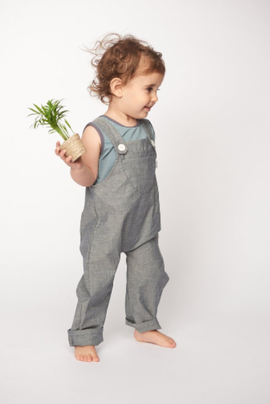 Flatbrush Overall Chambray - Crunch Natural Parenting is where to buy