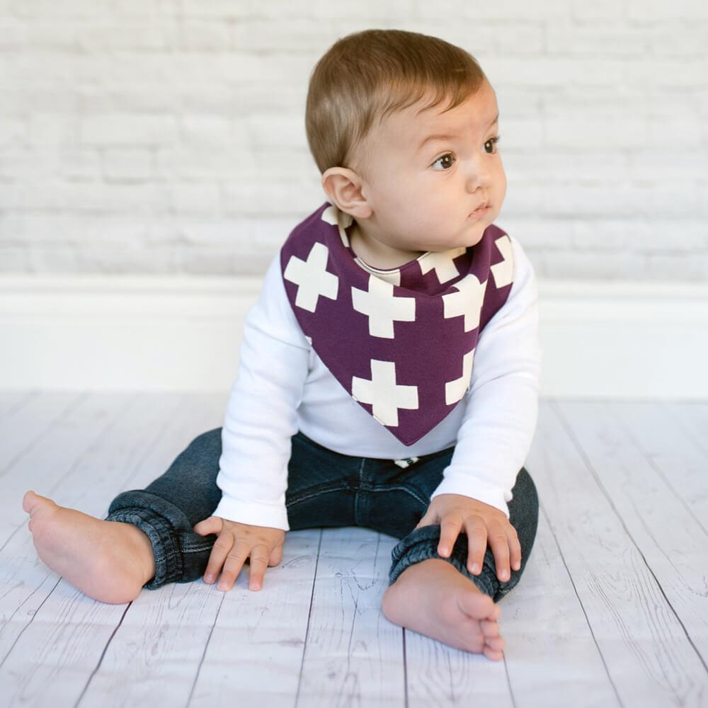 Mulberry Bandana Bib - Crunch Natural Parenting is where to buy