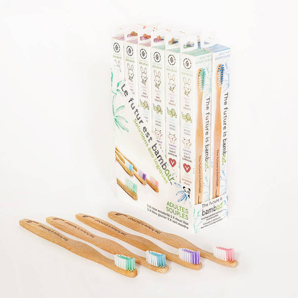 Adult Bamboo Toothbrush - Crunch Natural Parenting is where to buy