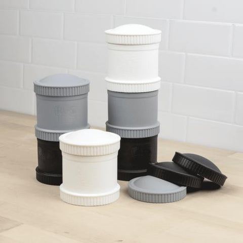 Re-Play Toddler Tableware - Monochrome Snack Pods - Crunch Natural Parenting is where to buy