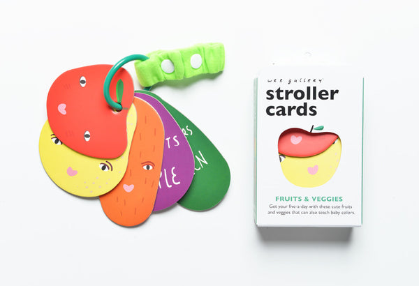 I Spy Fruit and Veggie Stroller Cards by Wee Gallery - Crunch Natural Parenting is where to buy